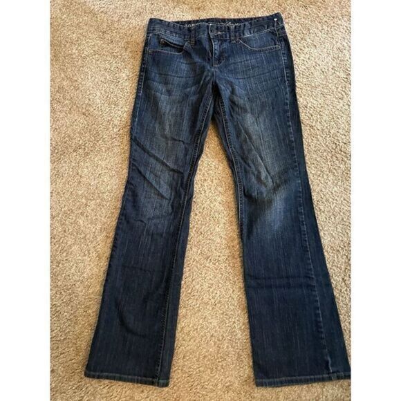Tommy Hilfiger Classic Boot Cut Dark Wash Denim Jeans Size 6R - Picture 1 of 8